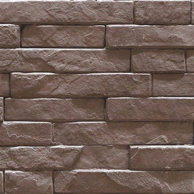 Bruine gestapelde stenen tegel