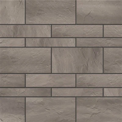 Grijze leisteen tegel